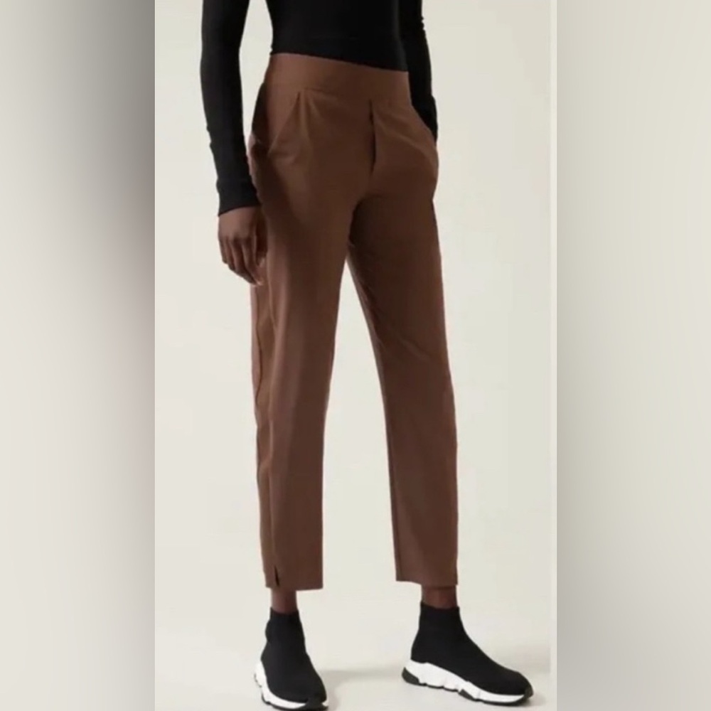 Athleta Brooklyn Ankle Pant in Brown Size 12